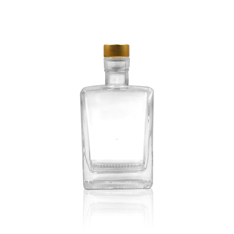 Download 250 ml small square glass spirit bottles with lids cork ...