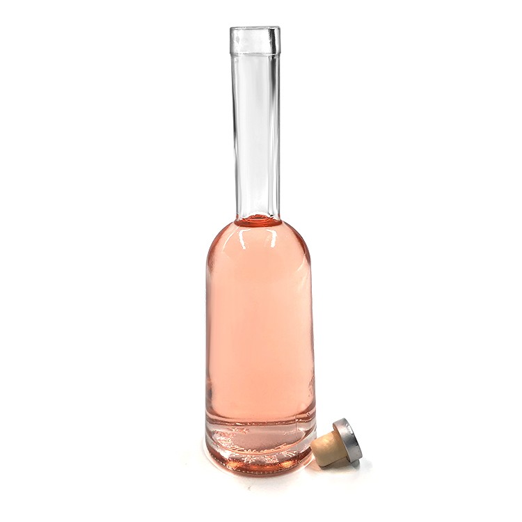 500ml long neck clear glass liquor bottle wholesale, High Quality