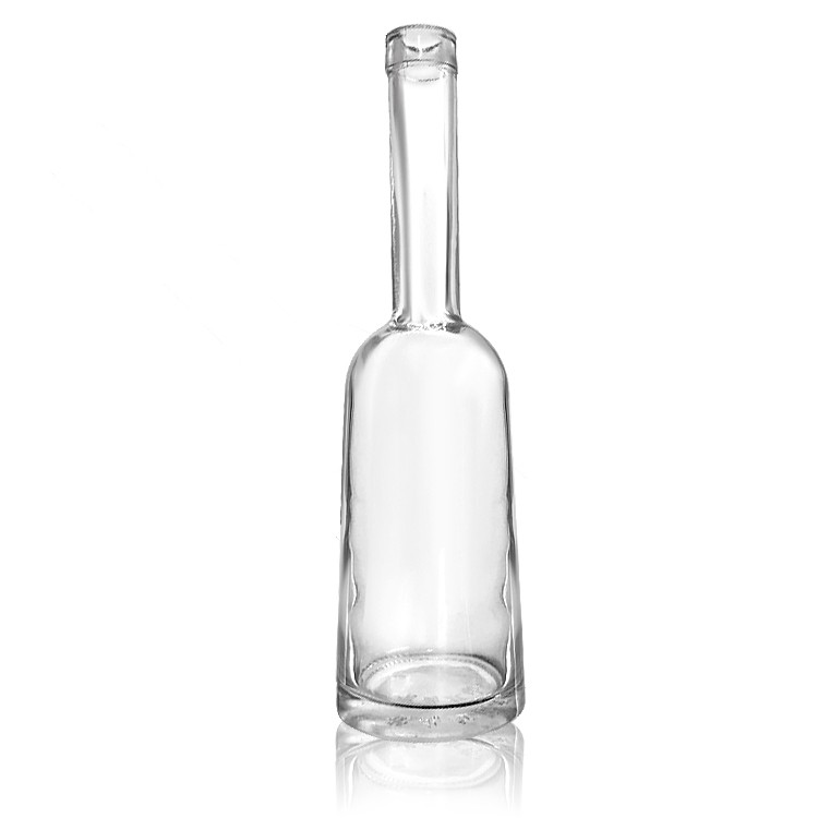 500ml long neck clear glass liquor bottle wholesale, High ...