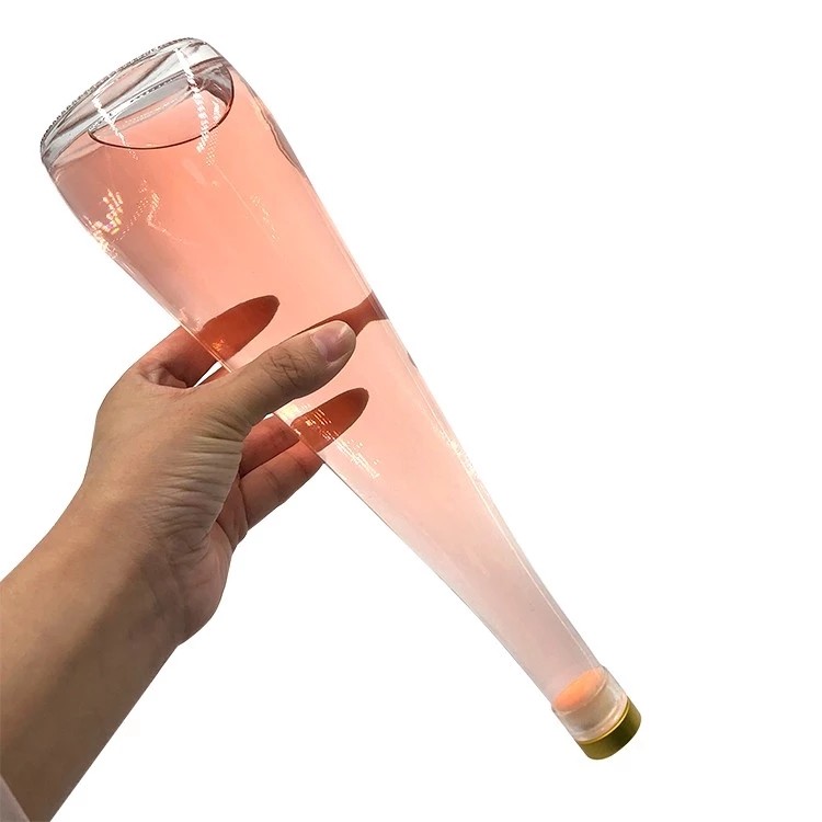 Nice bottle 500ml liquor spirit bottle glass with cork top 