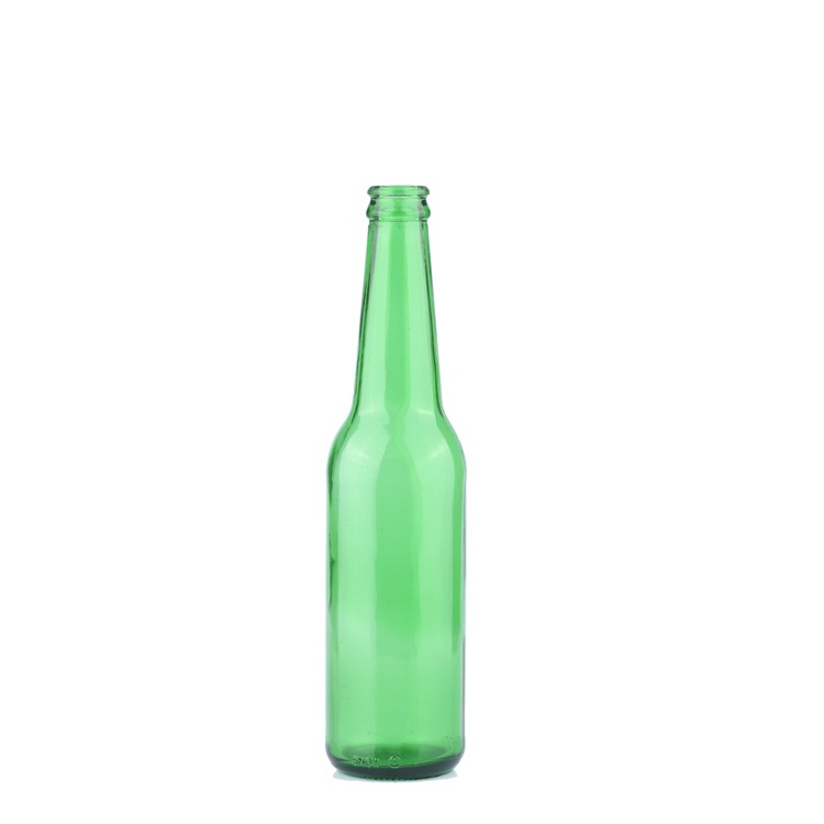 330ml Green Color Empty glass beer bottle 