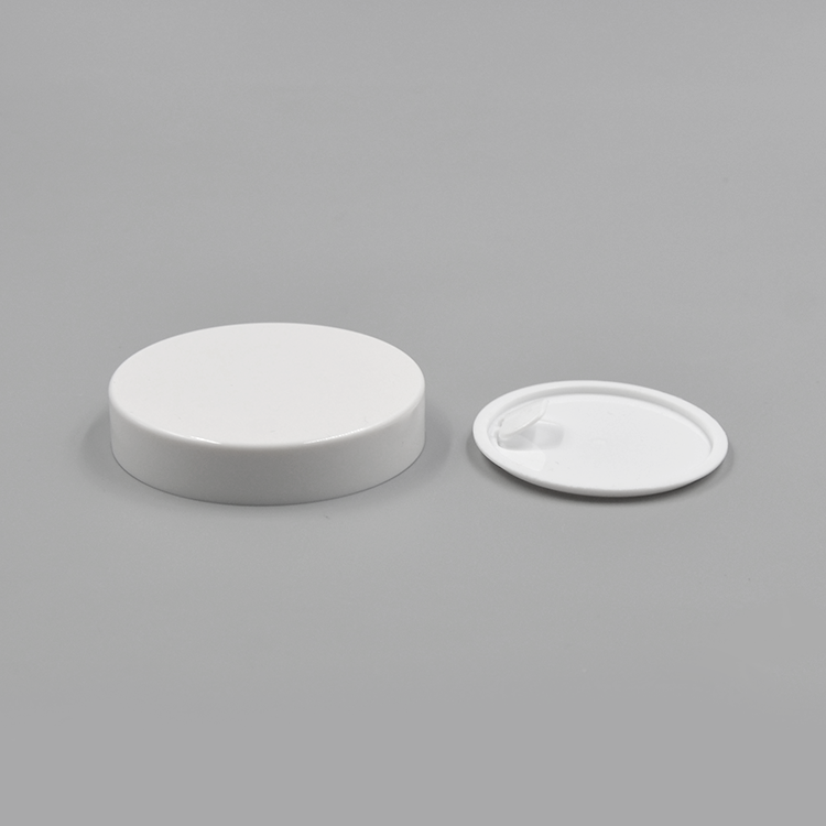 Empty 15ml opal white jar cosmetic packaging ceramic jar with plastic cap 