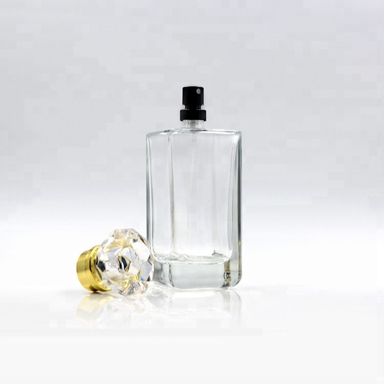 Design your own brand 110ml crystal glass perfume bottle factory, High ...