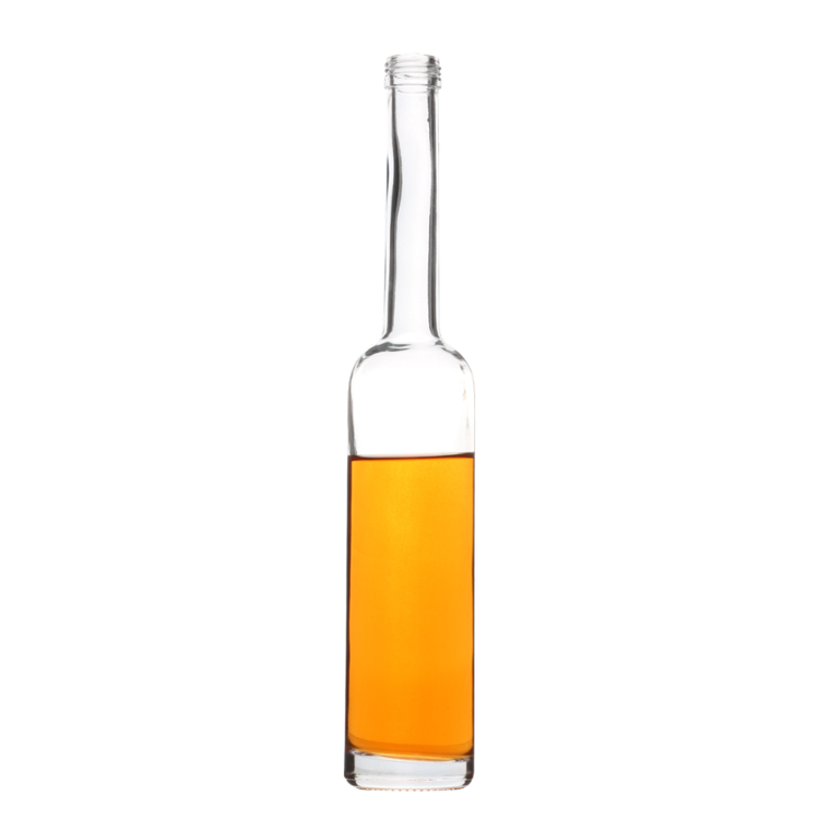 New Custom 500 ml Long Neck Empty Spirit Bottle Glass Wine Liquor Bottle 