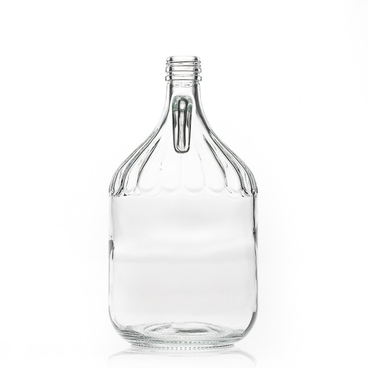 Download Customized Design 3L Large Capacity Classic Clear Glass Wine Brewer Bottle for Spirit with ...