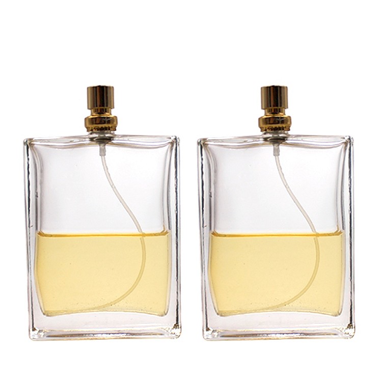 Download 50 ml 100 ml wholesale empty frosted square perfume glass bottle and container with sprayer ...