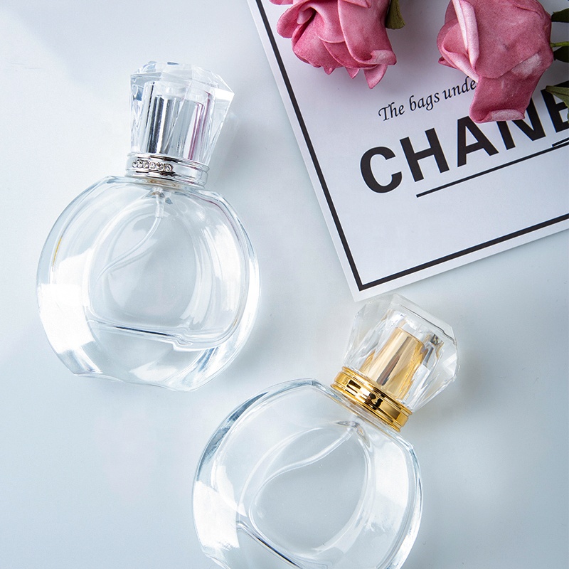Custom Fancy Crystal Luxury Empty 50ml Perfume Glass Spray Bottles ...