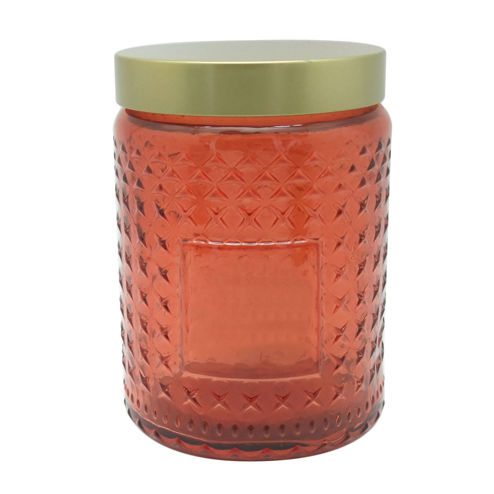 Glass Jar Storage 17oz Unique Candle Jars With Lids Round Glass Candle Holder 18oz High Quality