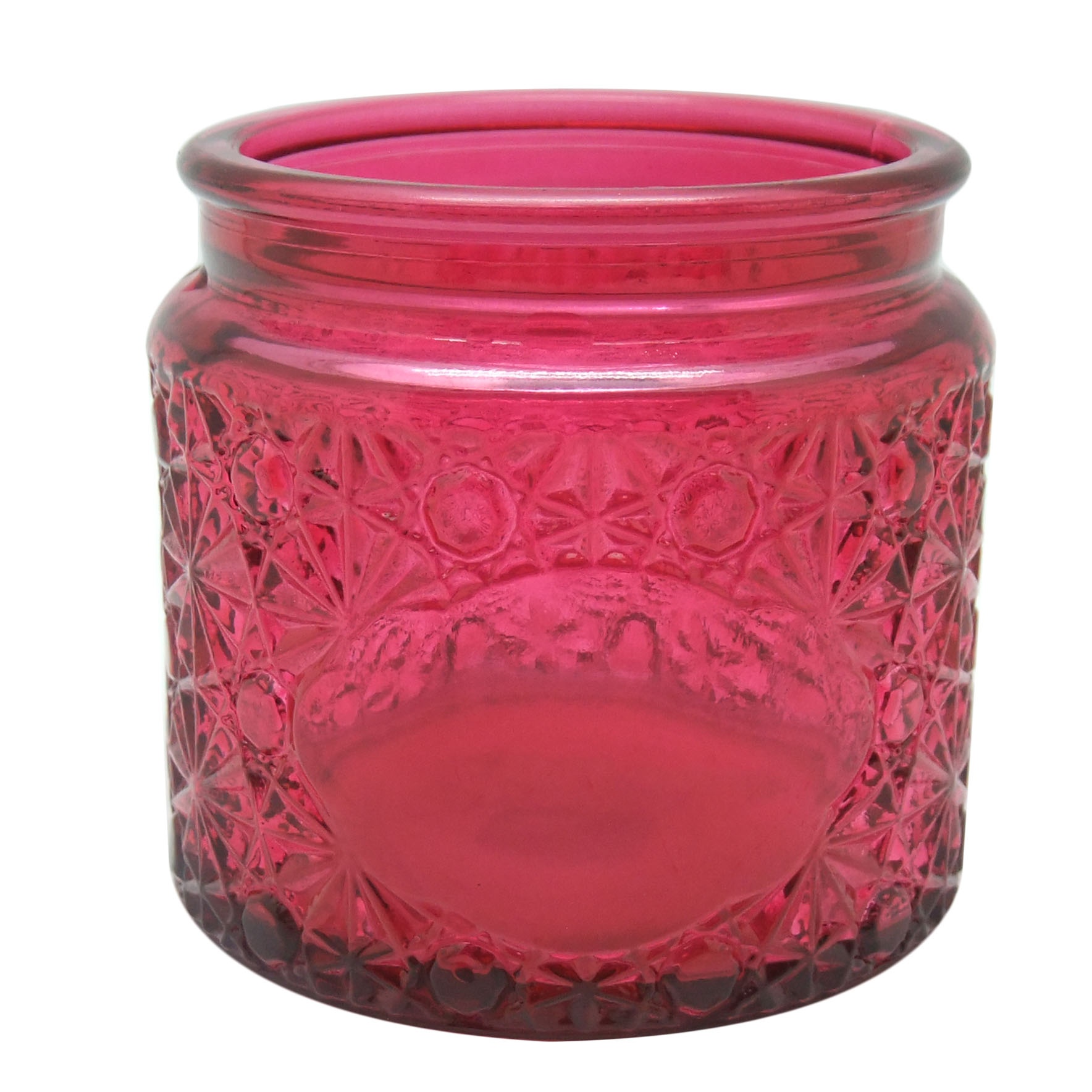 9oz colored star faceted 30cl glass candle decorative jars 10oz