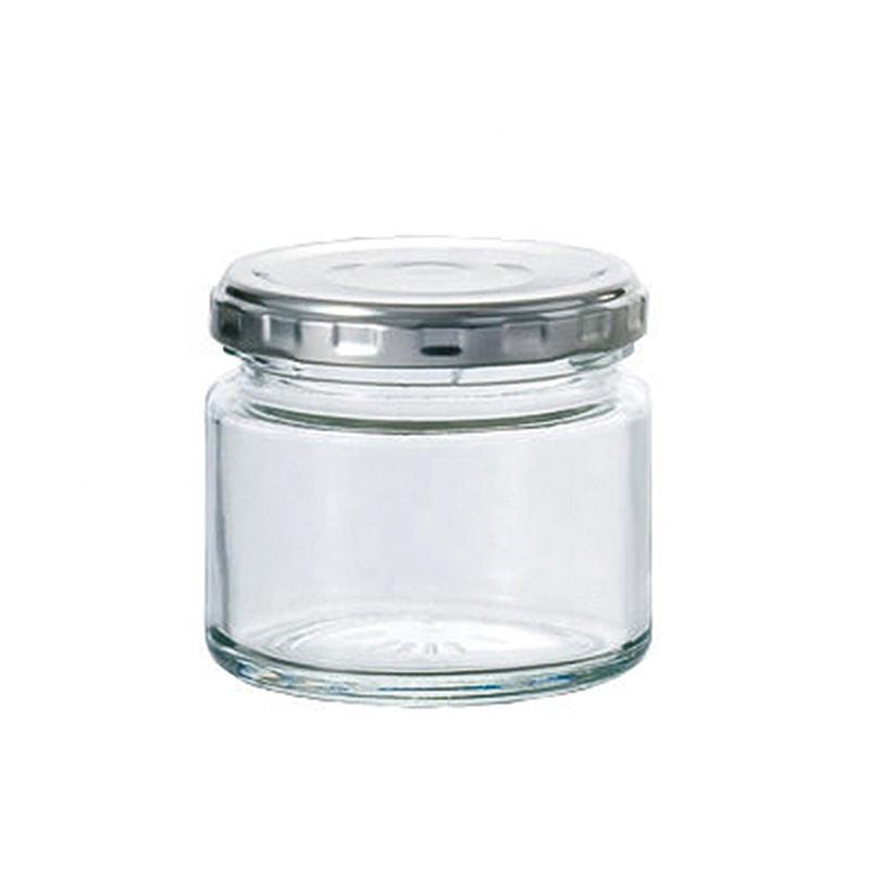 Wholesale 150ml 250ml glass jar round glass honey jar 