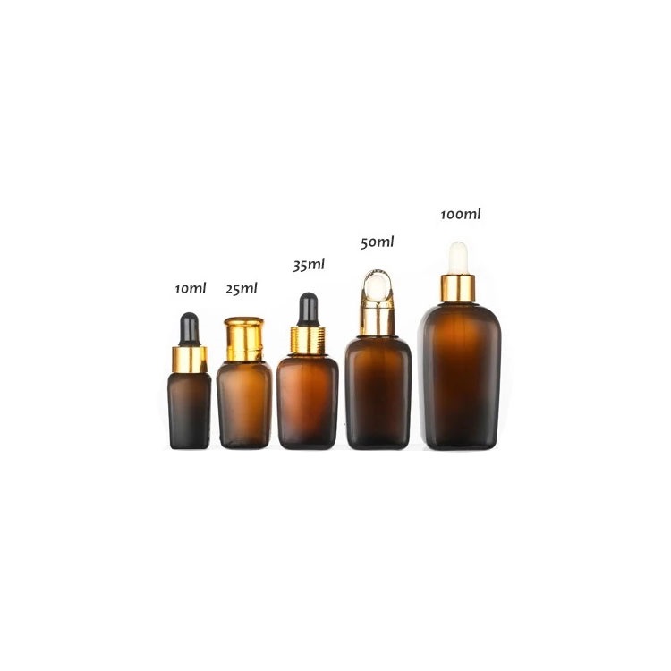 Download 30ml 50ml 100ml Luxury amber essential oil glass dropper bottle , High Quality glass essential ...