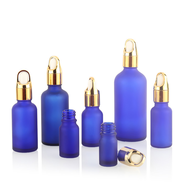 Wholesale Sample 100ml Glass Cobalt Blue Essential Oil Bottle High