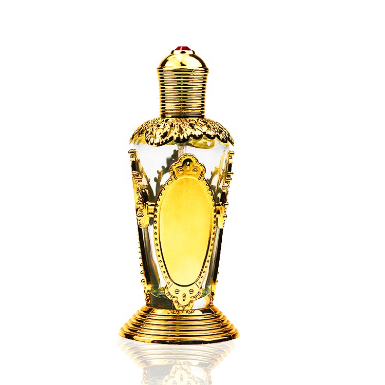 Unique Fancy Design 80ml Golden Bottle Arab Dubai Style Perfume ...