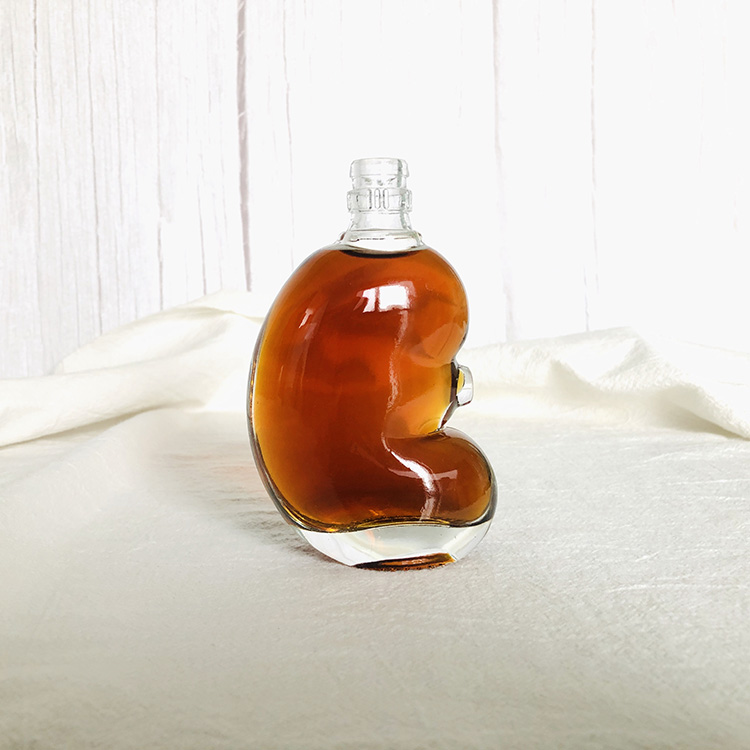 100ml Small Baby Unique Shape Glass Liquor Bottle for Sale