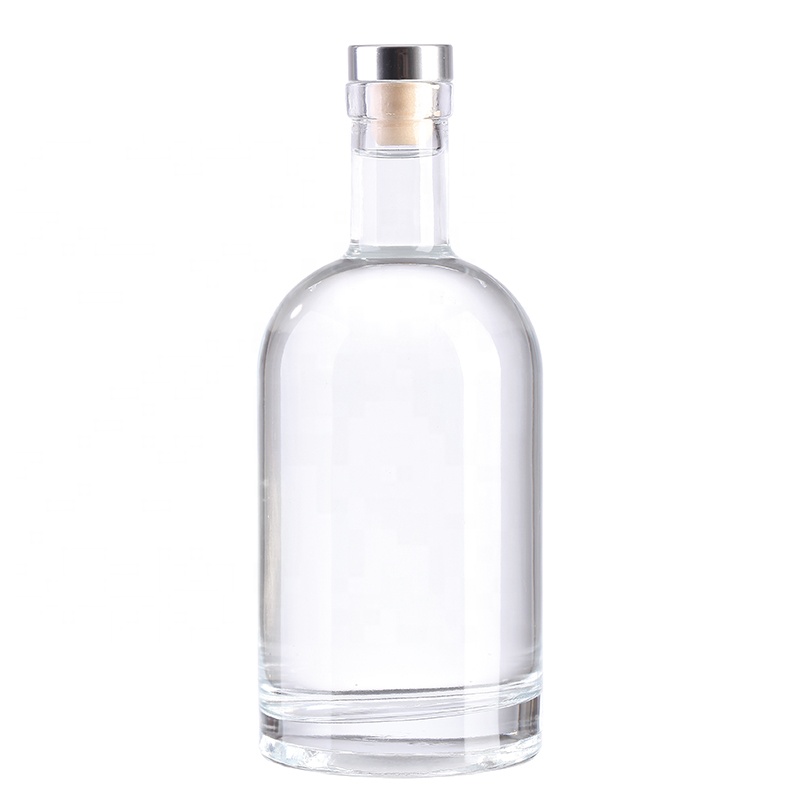 glass bottle for whiskey custom cork 375ml 500ml 750ml 1000ml liquor ...