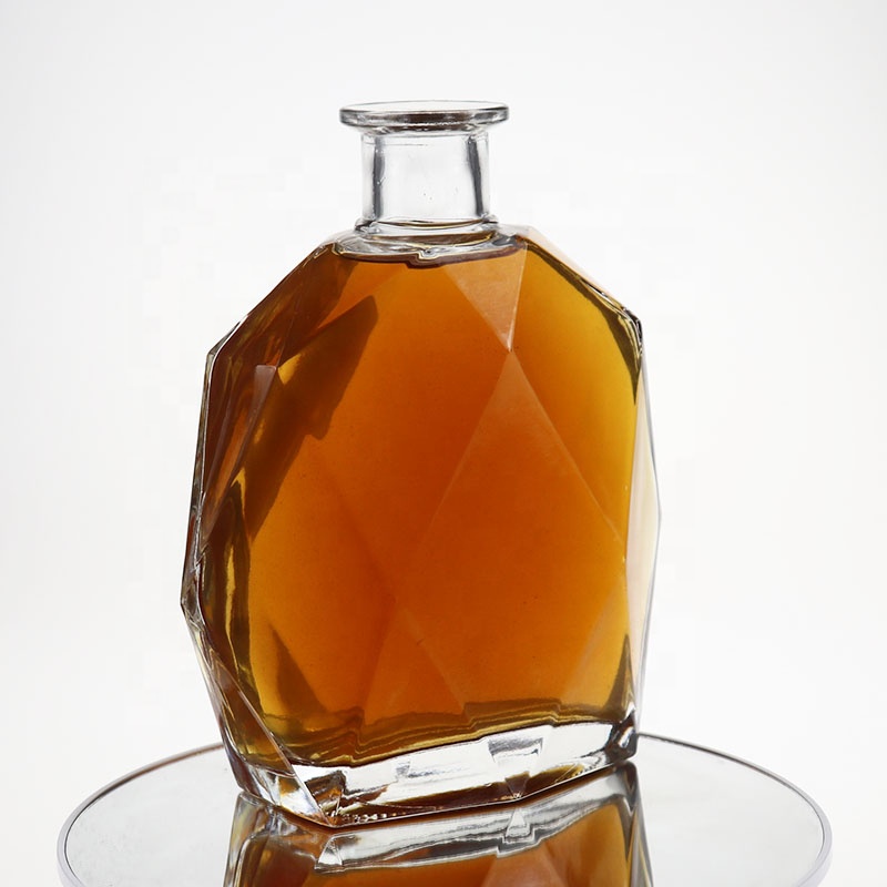 Special shape 70cl luxury cognac xo glass brandy bottle with cork, High ...