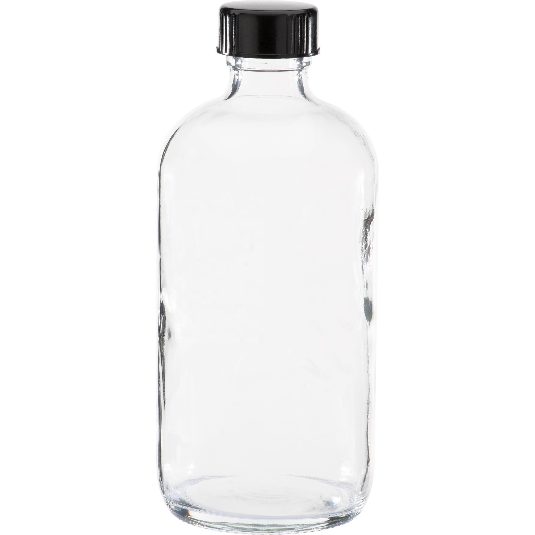32oz 1000Ml Clear Boston Round Spray Bottle Glass With Trigger Sprayer for Home Cleaning