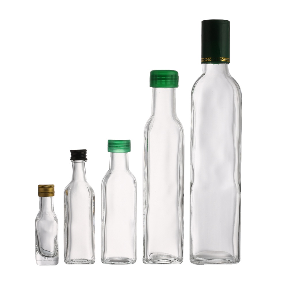 Download 500ml Clear glass container glass bottle for vinegar oil with lid, High Quality glass oil ...