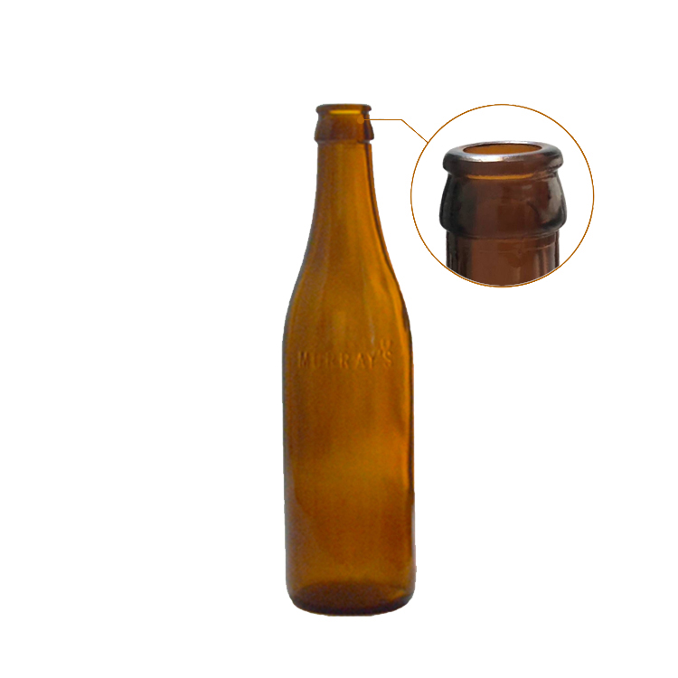 227mm Flint Color 330ml Glass Beer Bottle