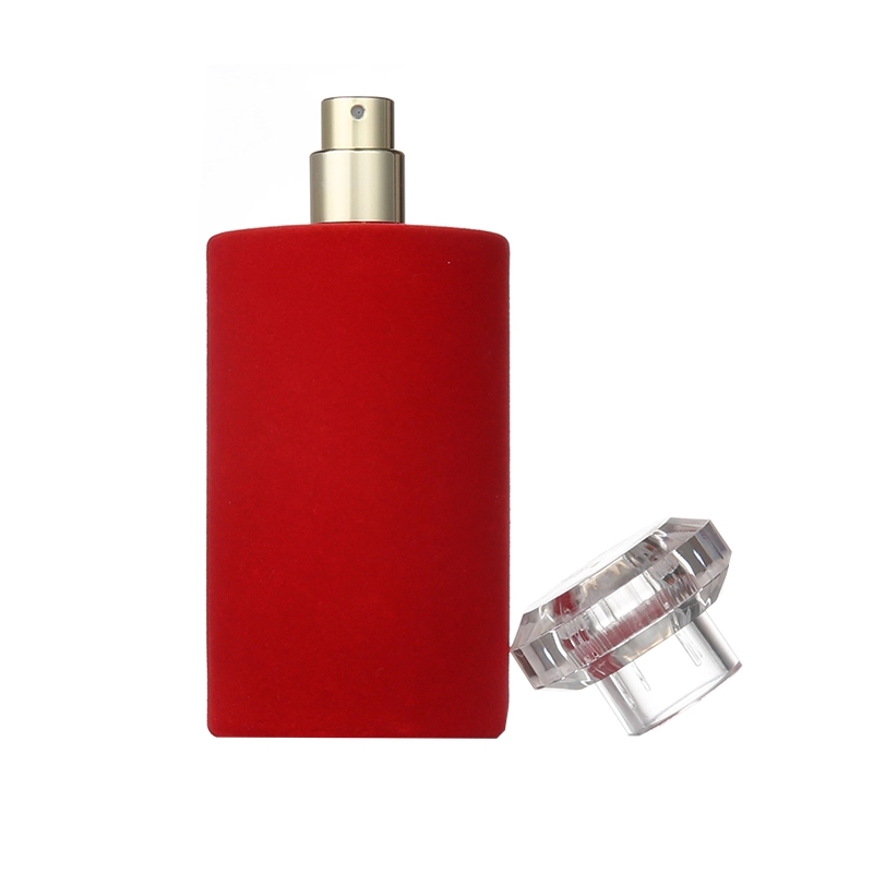100ml Cosmetic Packaging Mini Empty Round Red Travel Perfume Atomizer ...