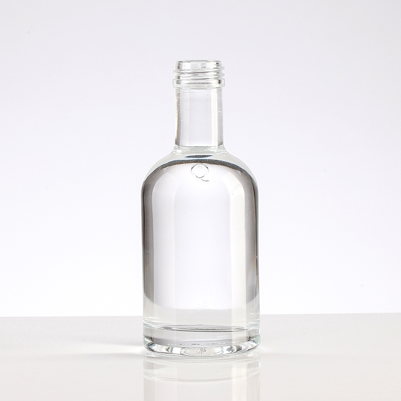Empty small mini 50ml 150ml glass spirit bottles liquor