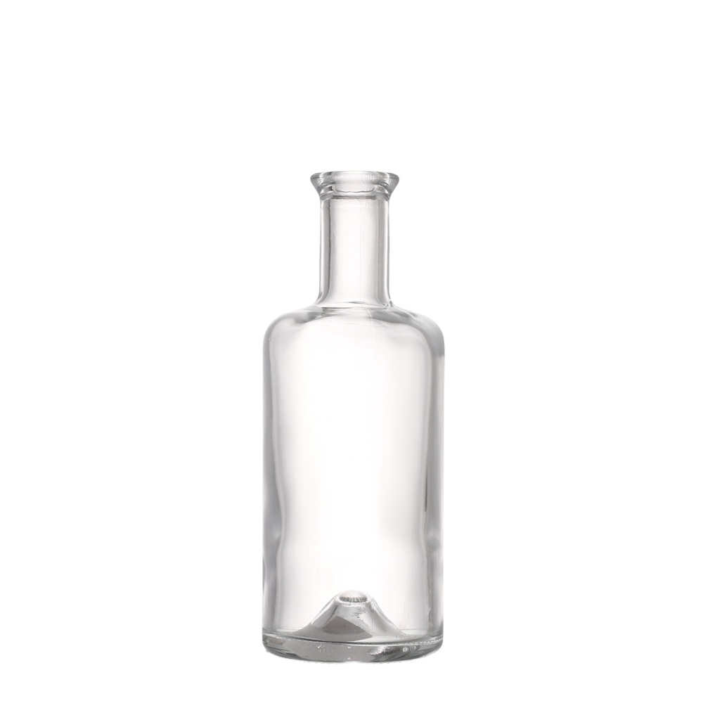 Heavy best quality factory 375 ml wine liquor empty clear glass bottle ...