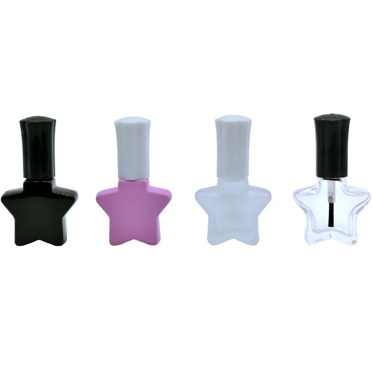 10ml Star Shape Nail Polish Glass Bottle High Quality Nail Polish