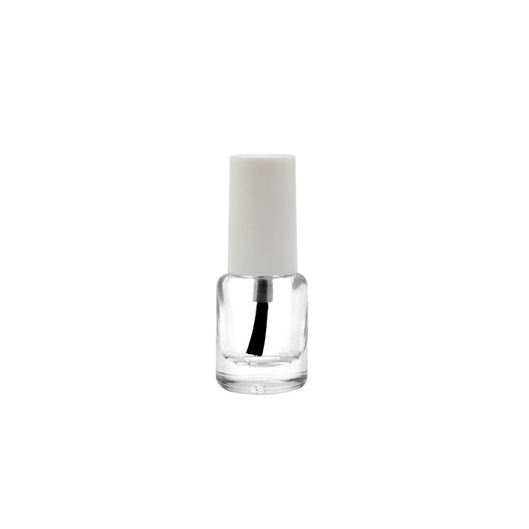 6ml round clear nail polish glass bottle for gel nail polish, High ...