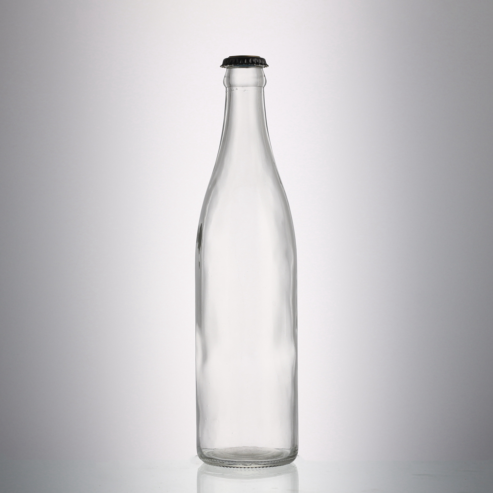 500 ml 16 oz clear Glass Beer Bottles for Home Brewing stainless steel Flip Caps 
