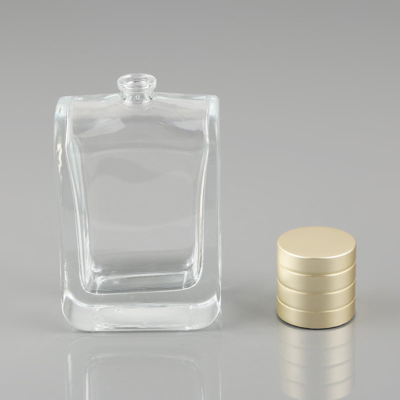 100ml Rectangle Clear Perfume Fragrance Glass Bottle High Quality Perfume Fragrance Glass 9677