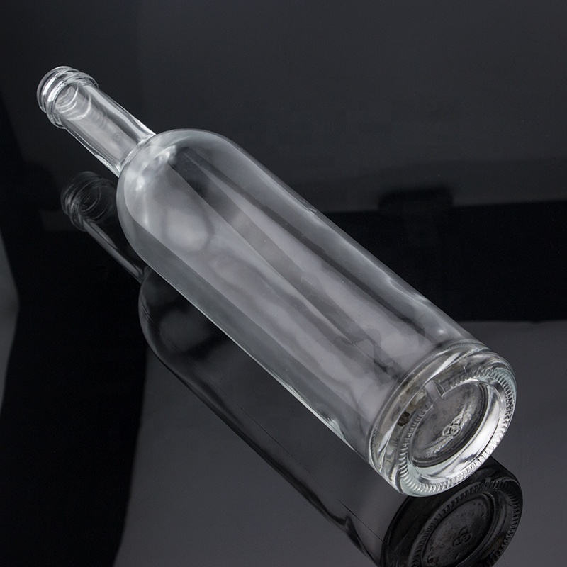 Screw Cap Sealed Whisky Glass Bottle 750ml Top Grade Thick Bottom Round