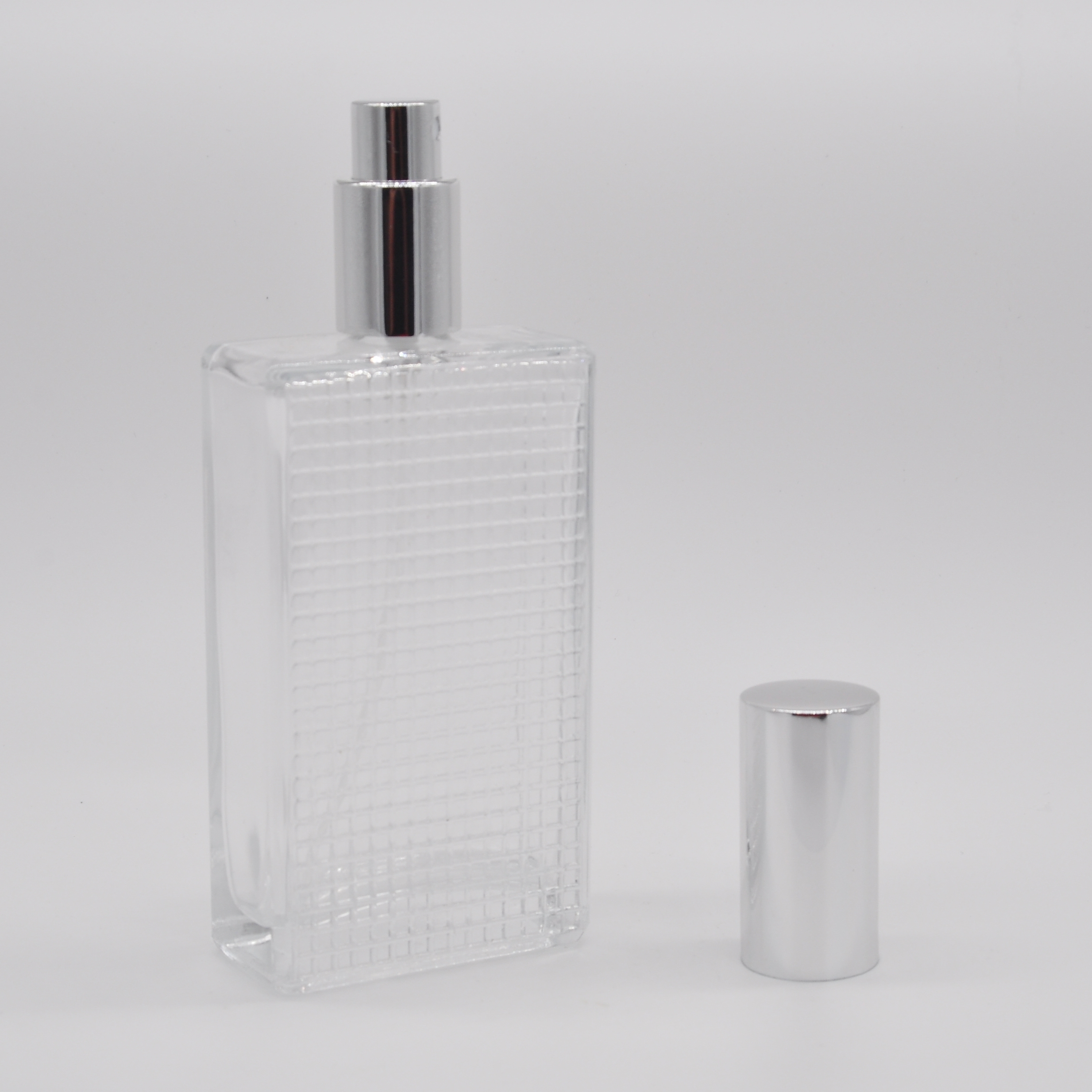 Empty Wholesale 50ml 100ml High Quality Wholesale Clear Oem Rectangle