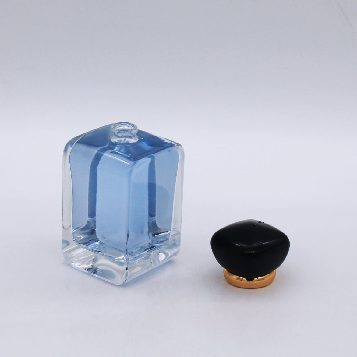 100ml square shape clear glass men perfume bottle, High Quality men ...