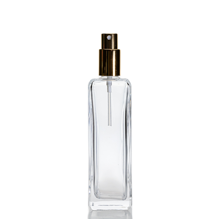 Luxury Cologne Bottle Spray Pump Perfume 120ml Glass Empty Square ...