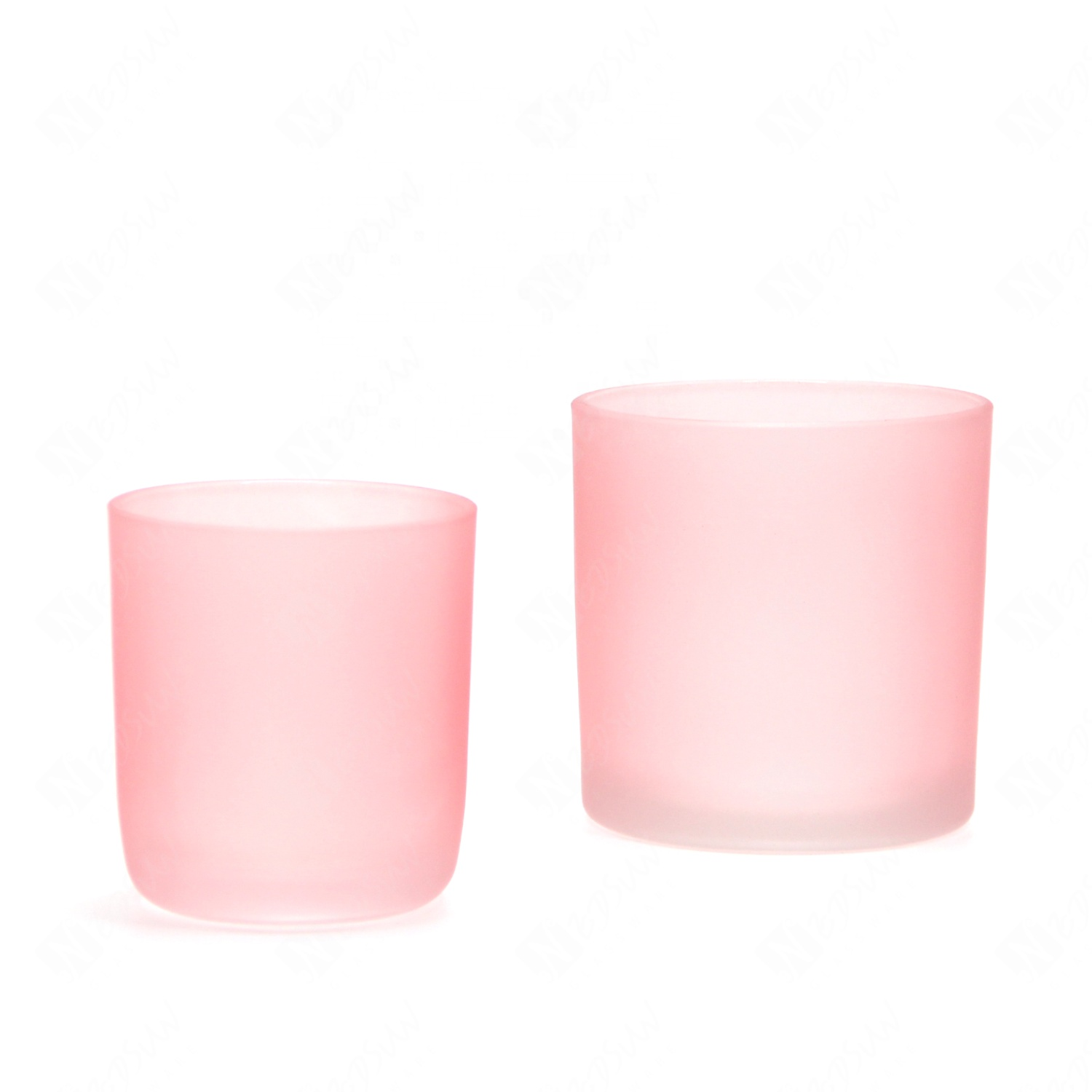 13oz Transparent Pink Candle Glass – Wholesale Candle Jars