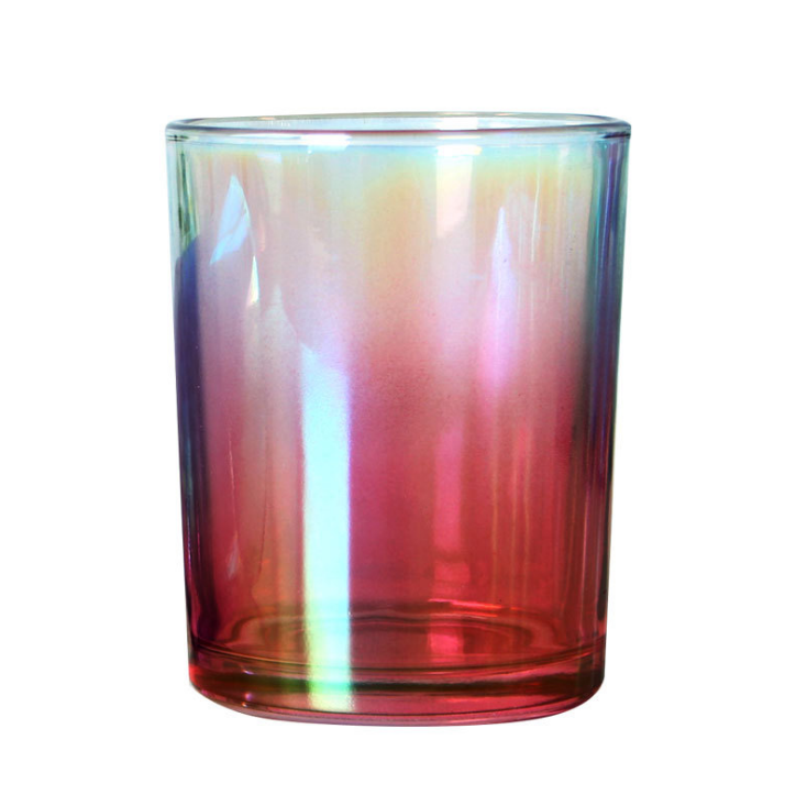 wholesale bamboo candle jar with silver lids for candles