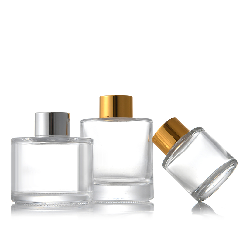 Empty Luxury Refillable 50ml 100ml Round Clear Car Spray Crystal Victoria Secret Glass Perfume Bottle