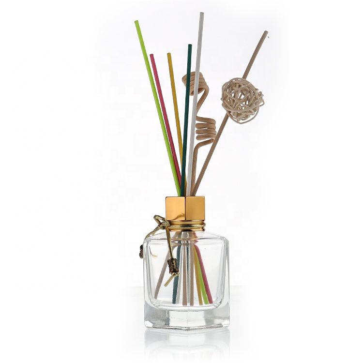 Wholesale 50ml 100ml 120ml Liquid Perfume Reed Room Diffuser Glass Bottle Fragrance Glass Bottle With Screw Cap
