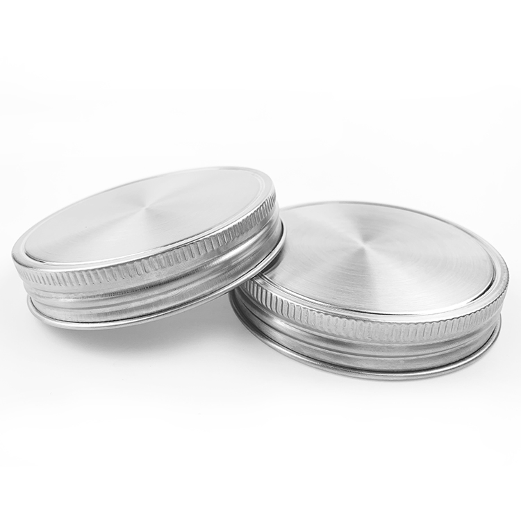 Rust Proof Stainless Steel Airtight 86mm Wide Mouth Mason Jar Lids with ...