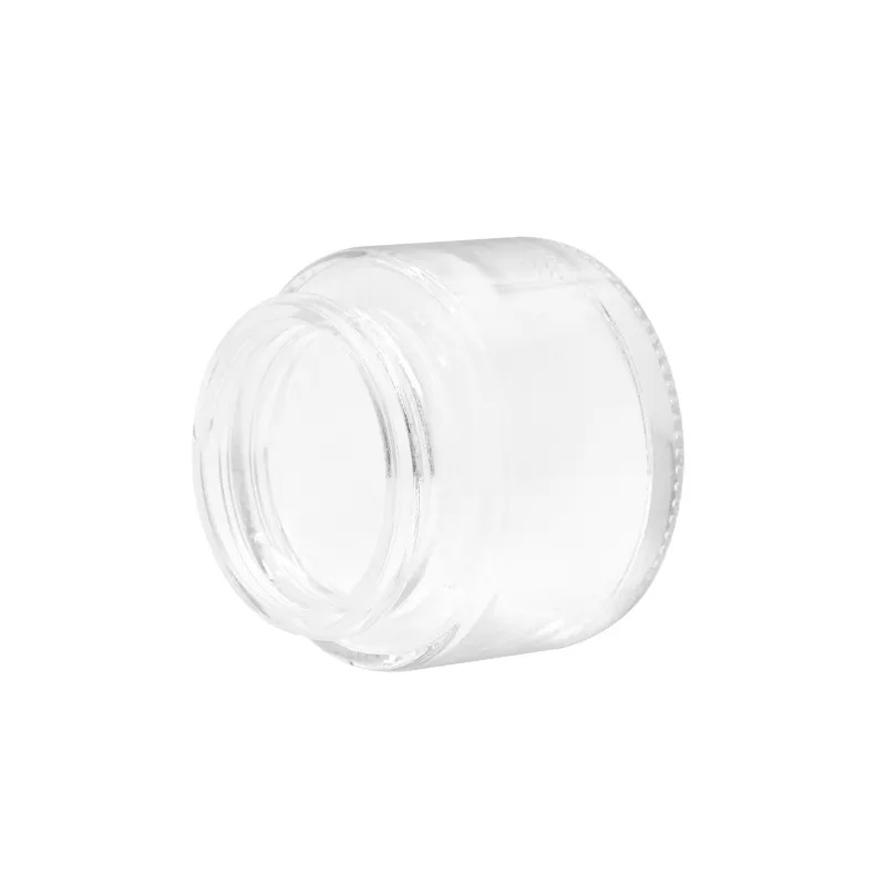 75 ml Bamboo CR lid Custom round flower clear jars wax packaging pharmacy jars top quality best price