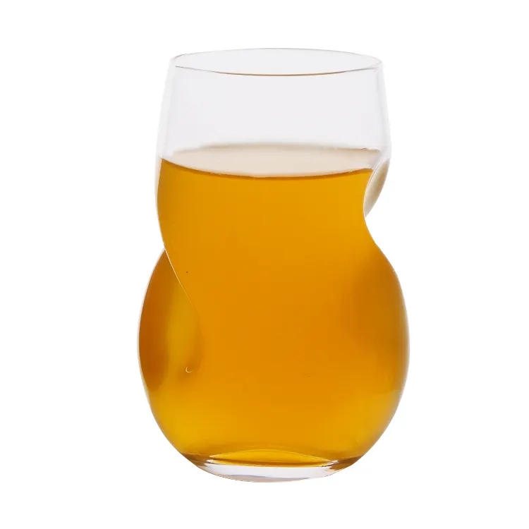 Glassware Wine Glasses with Finger Indentations Thumb glasses