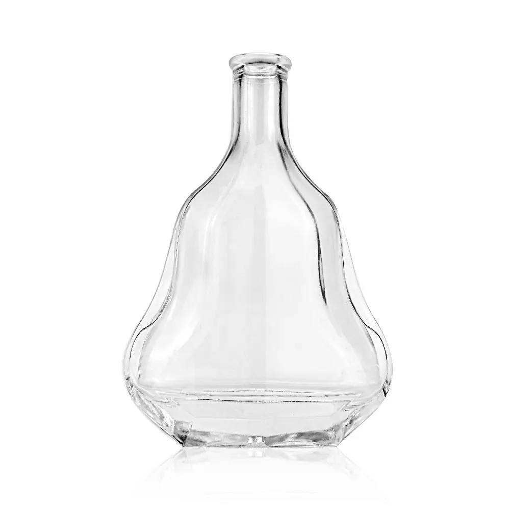 thick bottom 500ml wine glass bottle crystal white whisky bottle six