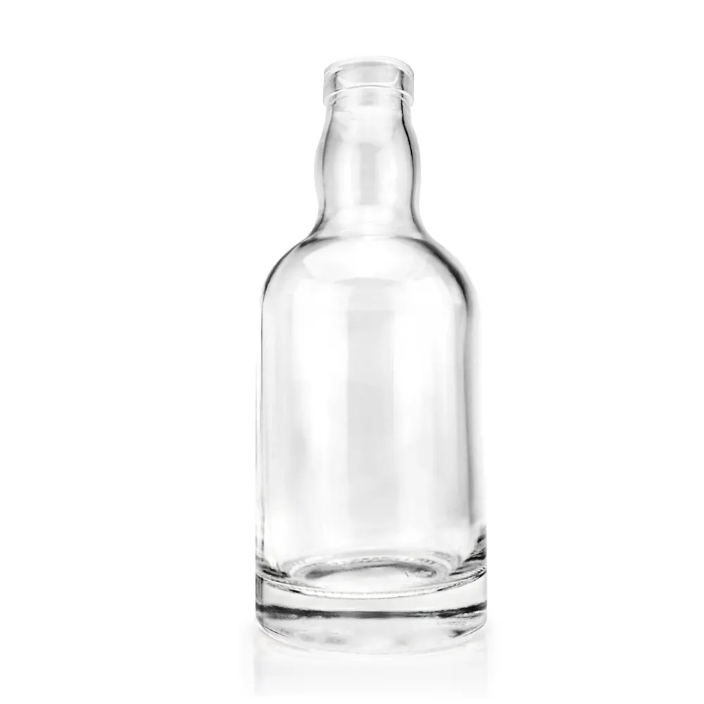 High Quality Creative Shaped Glass Bottle 750ml Red wine bottle can be