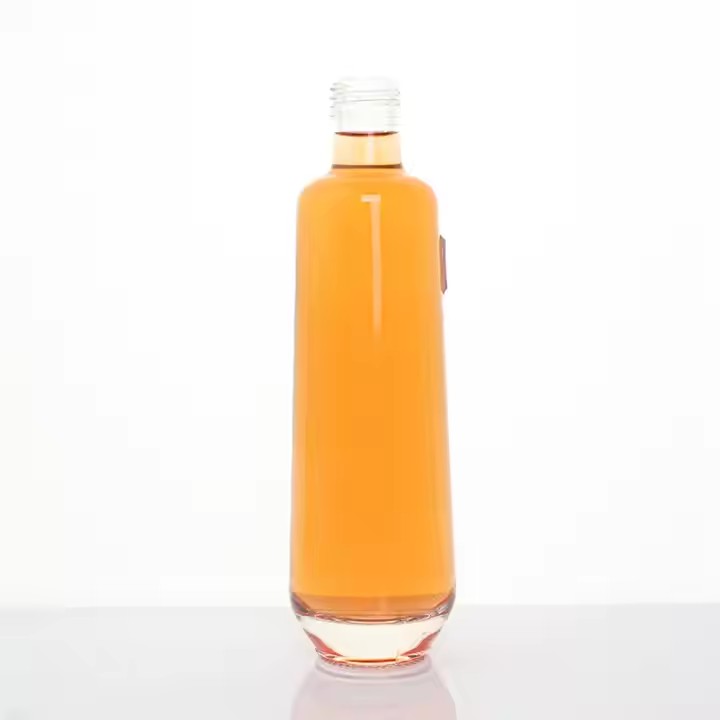 Customized Wholesale Violin Shape Glass Bottles for Spirits Whiskey Limoncello Cane Wine