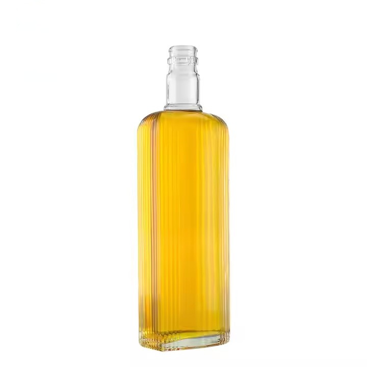 OEM/ODM Support Glass Bottles Customized Irregular Baijiu Glass Bottles Wine Bottles with Different Capacities