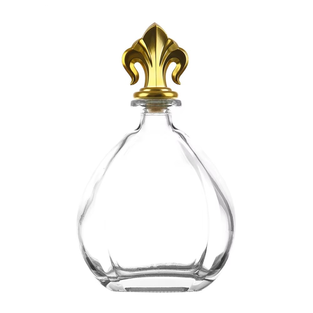 Factory Manufacturer Super Flint Glass Bottle Xo Glass Bottle for Brandy Vodka Whiskey