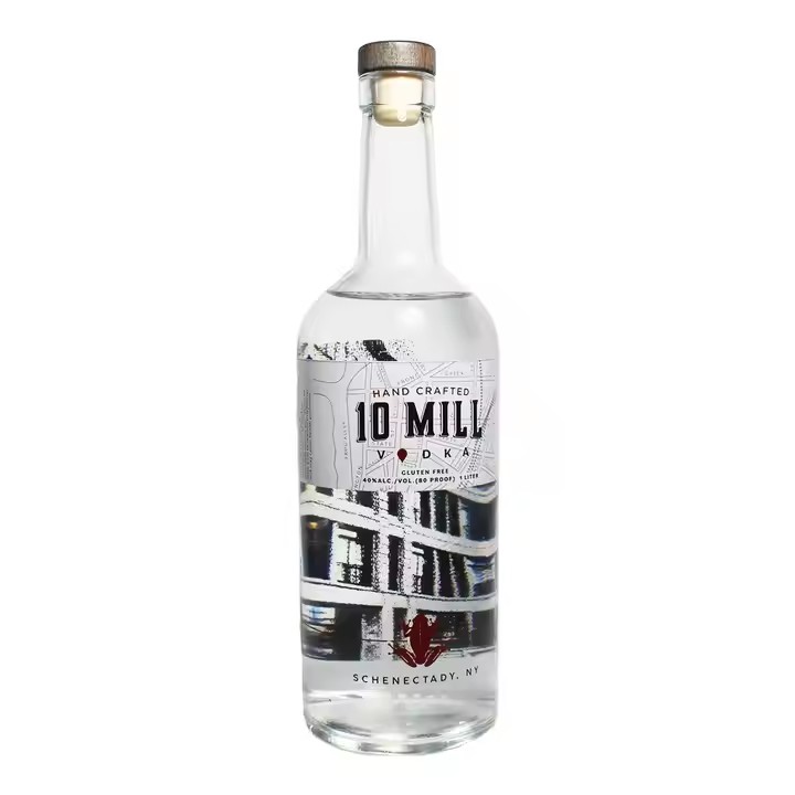Glass Bottle for Liquor Vodka Spirit Bottle Empty Flint Glass Liquor Wine Whisky Tequila Bottle With Sealed Cork