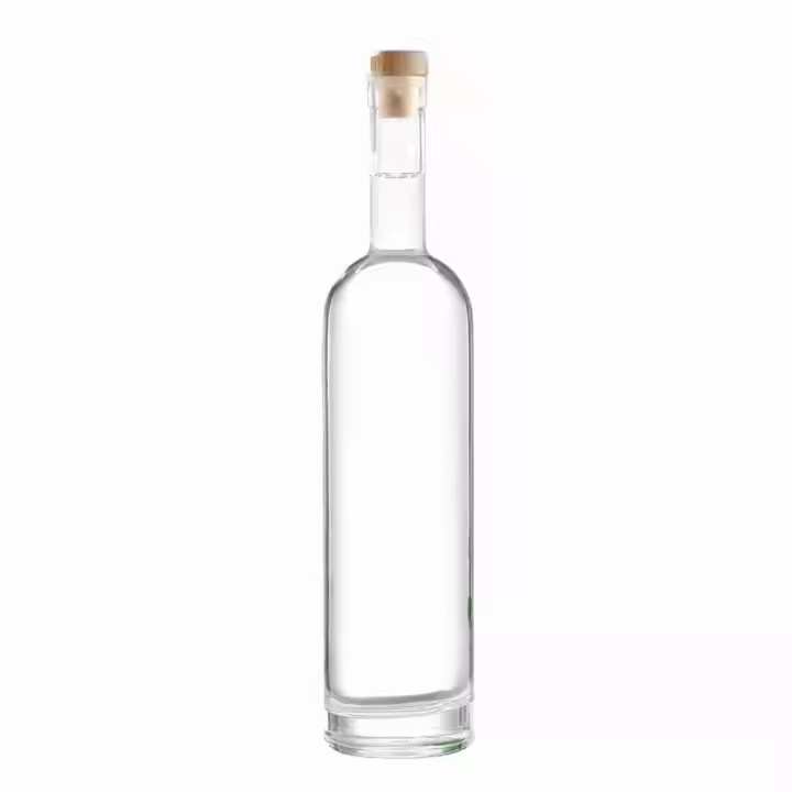 700ml Glass Bottle for Whisky Wine Vodka Tequila-Use for Brandy & Energy Drinks Includes Cork