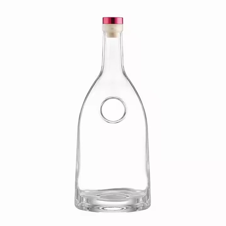 700ML Brandy Bottle, Suitable for Storing Brandy, Whiskey, Vodka, and Tequila