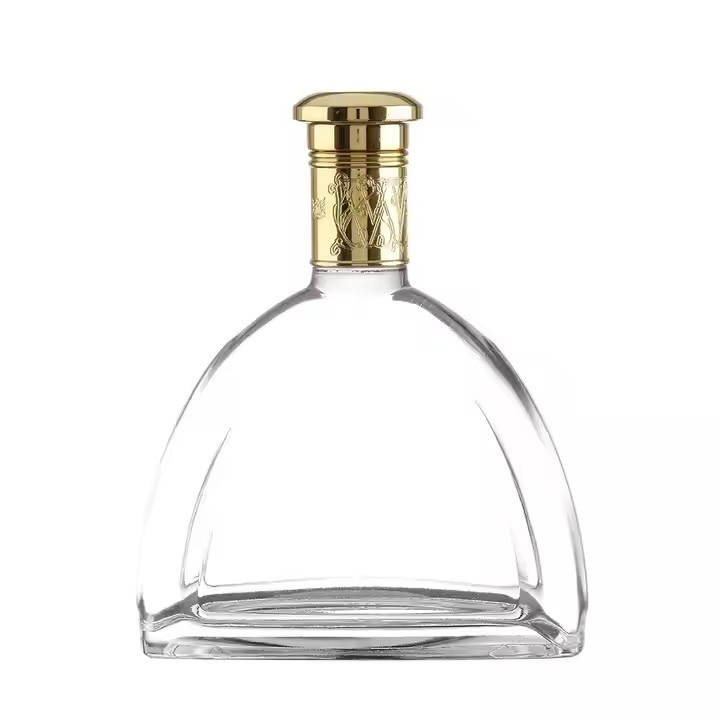 Hot Selling Custom Crown Cap Glass Liquid Bottles Direct Factory Supply for Tequila Brandy Energy Drinks